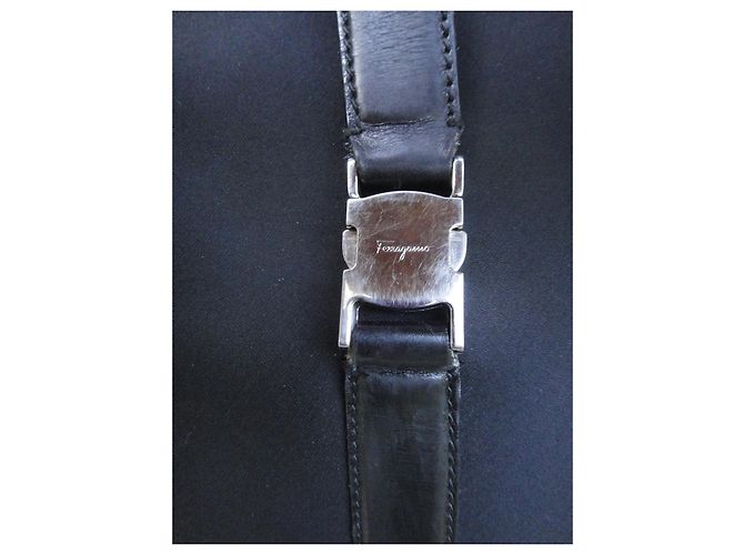 Borsa a mano Salvatore Ferragamo in nylon Nero - vista 4