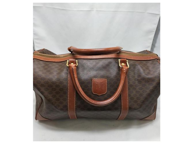 Autre Marque Borsa Boston Celine in pelle marrone nera Nero - vista 2