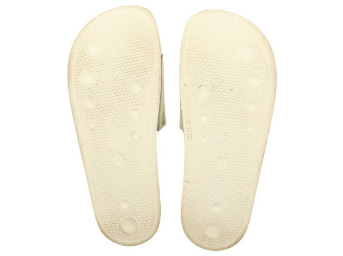 Giuseppe Zanotti Brett Logo Silver Leather Zip Slides Sandalen Schuhgröße 39 Silber - Ansicht 8