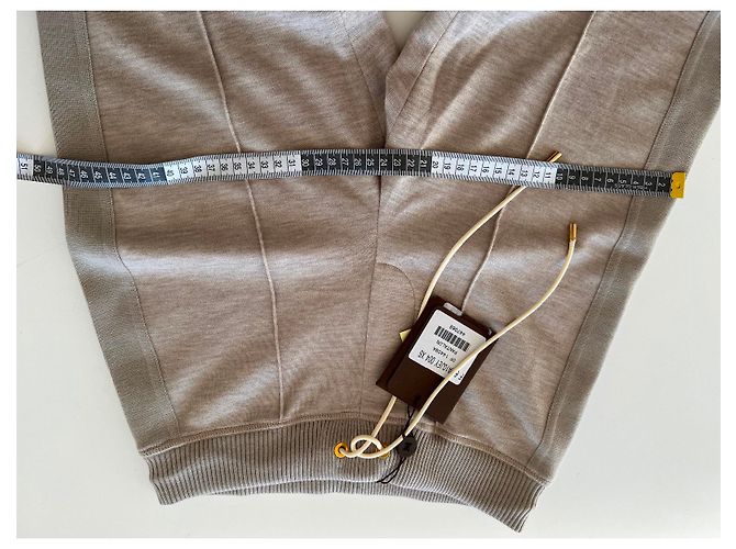 Legging Louis Vuitton de seda e cashmere bege XS - vista 6