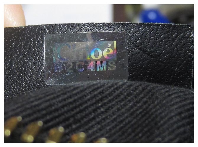 Borsa a mano Chloé Alice in pelle nera Nero - vista 15