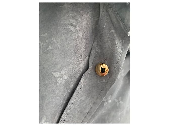Camicia Louis Vuitton in seta lavata con monogramma - vista 5