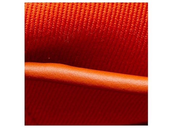 Orangefarbene Prada-Raffia-Tasche - Ansicht 14