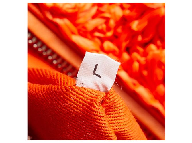 Orangefarbene Prada-Raffia-Tasche - Ansicht 9