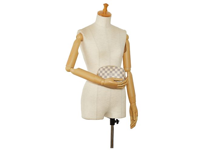 Neceser Louis Vuitton Damier Azur blanco - vista 10