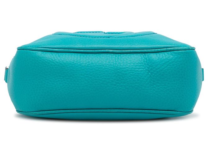 Borsa a tracolla Gucci Soho Disco piccola blu Turchese - vista 5