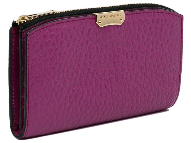 Cartera larga de cuero morado Madison de Burberry Púrpura - Ansicht 2
