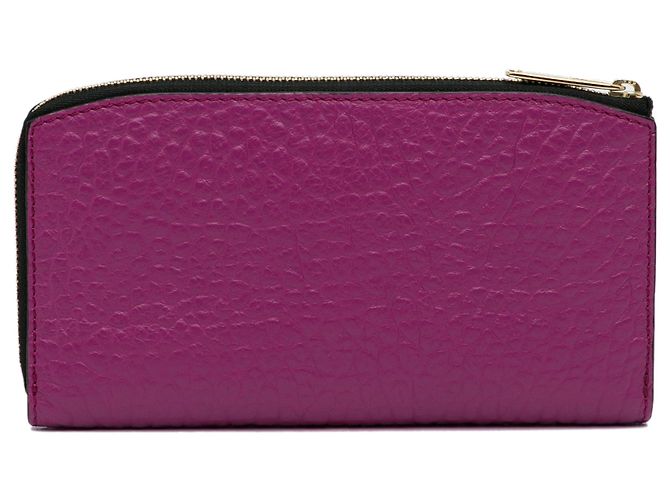 Cartera larga de cuero morado Madison de Burberry Púrpura - Ansicht 3
