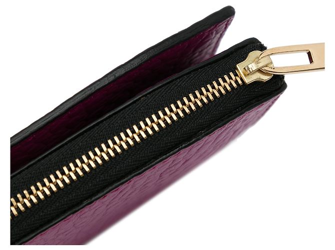 Cartera larga de cuero morado Madison de Burberry Púrpura - Ansicht 9