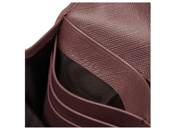 Salvatore Ferragamo Cartera larga de cuero Gancini morado de Ferragamo Púrpura - vista 8