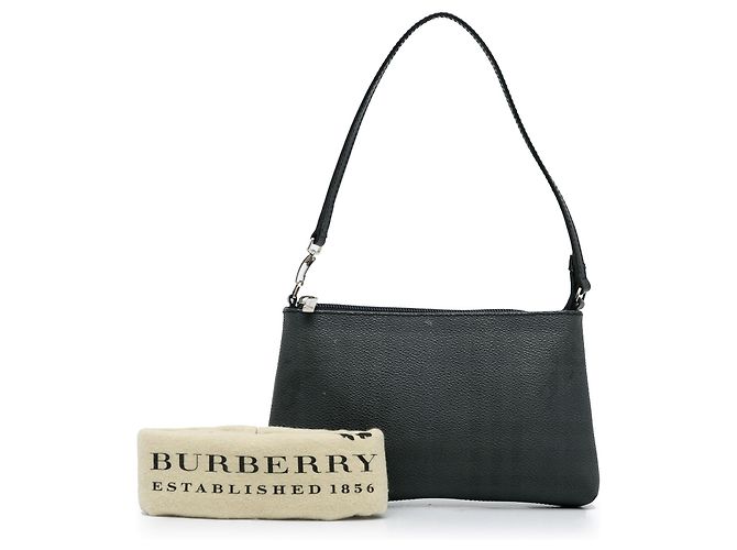 Burberry Black Smoke Check Baguette Schwarz - Ansicht 14