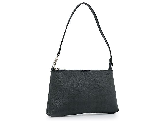 Burberry Black Smoke Check Baguette Schwarz - Ansicht 2