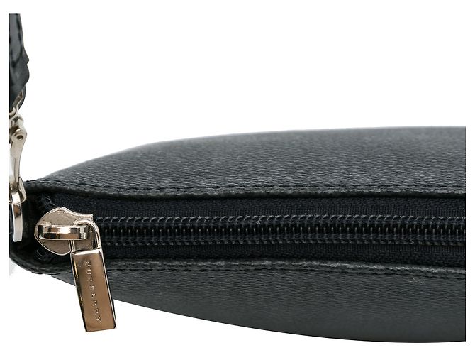 Burberry Black Smoke Check Baguette Schwarz - Ansicht 9