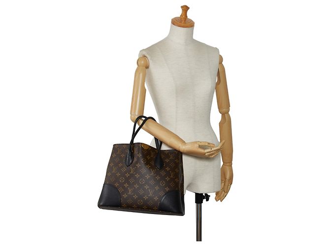 Louis Vuitton Brown Monogram Flandrin Marrone Nero - vista 16
