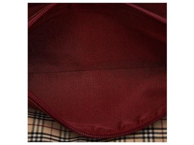 Cartera larga de cuero rojo de Burberry Roja - vista 6