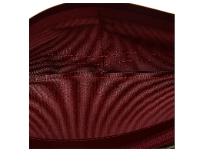 Cartera larga de cuero rojo de Burberry Roja - vista 7
