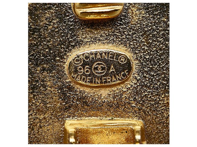 Orecchini a clip CC in oro Chanel D'oro - vista 3