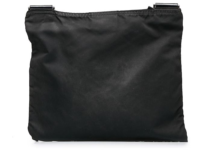 Borsa a tracolla Prada in tessuto nero - vista 3
