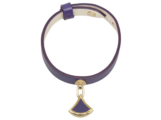 Bulgari Bracciale in pelle Bvlgari Diva viola Porpora - vista 2
