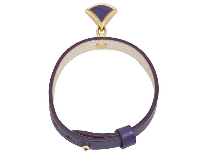 Bulgari Bracciale in pelle Bvlgari Diva viola Porpora - vista 3