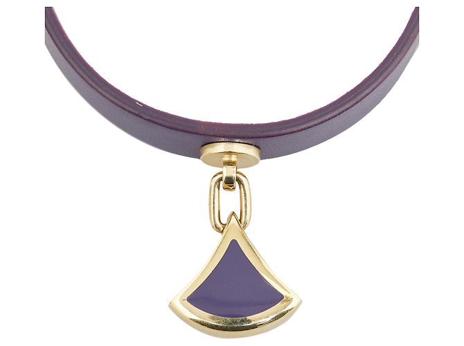 Bulgari Bracciale in pelle Bvlgari Diva viola Porpora - vista 4