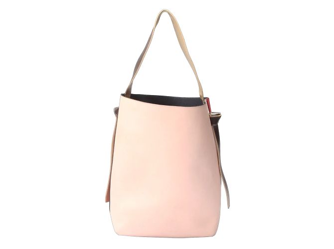 Céline Cabas intrecciate in pelle - vista 4