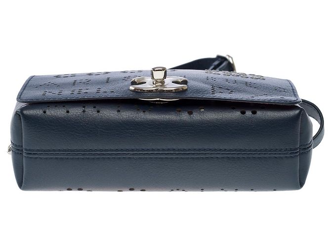 Classique Sac CHANEL en Cuir Bleu - 101611 - vue 12