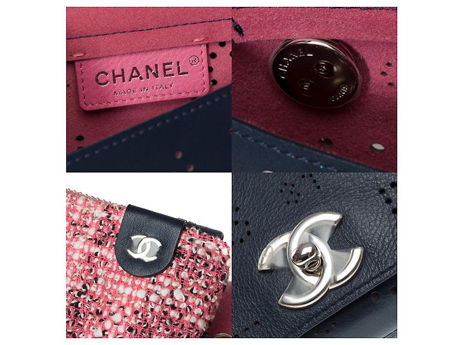 Classique Sac CHANEL en Cuir Bleu - 101611 - vue 7