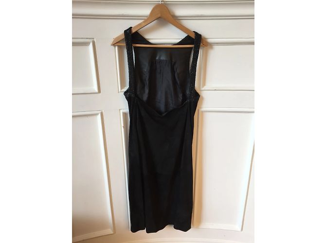 LOEWE Kleider T.FR 38 Wildleder Schwarz - Ansicht 4