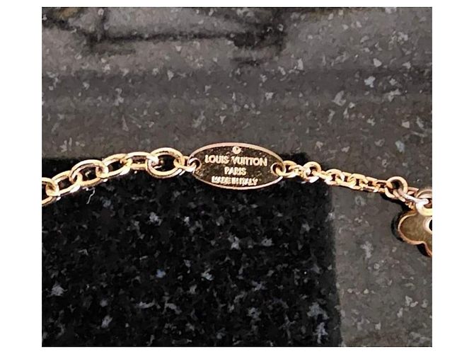 Collana Louis Vuitton Blooming Oro Metallo D'oro - vista 4