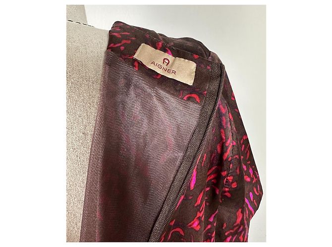 Aigner Seidenkleid Mehrfarben - Ansicht 6