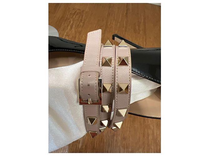 Décolleté Rockstud Valentino Garavani con cinturino caviglia vernice nera - vista 7