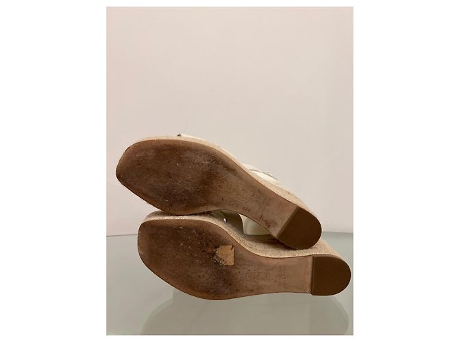 Hermès Espadrilles Eggshell - view 7