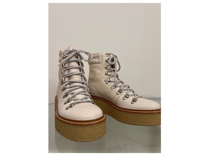 Hermès Stiefeletten Aus weiß - Ansicht 2