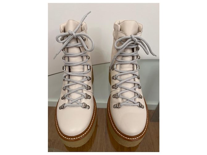 Hermès Stiefeletten Aus weiß - Ansicht 3