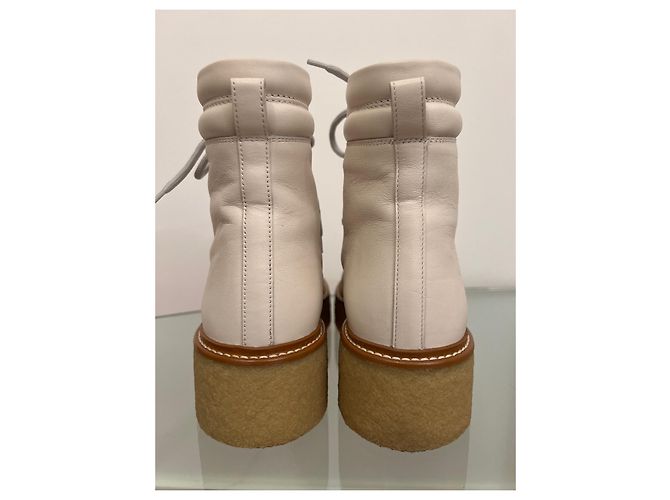 Hermès Stiefeletten Aus weiß - Ansicht 4
