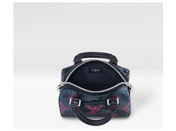 Louis Vuitton Bandouliere LV Speedy 18 Nero - vista 2