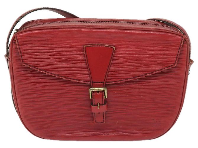 LOUIS VUITTON Epi Jeune Fille Borsa a tracolla Rossa M52157 LV Aut 60225 - vista 13