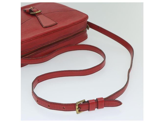 LOUIS VUITTON Epi Jeune Fille Borsa a tracolla Rossa M52157 LV Aut 60225 - vista 8