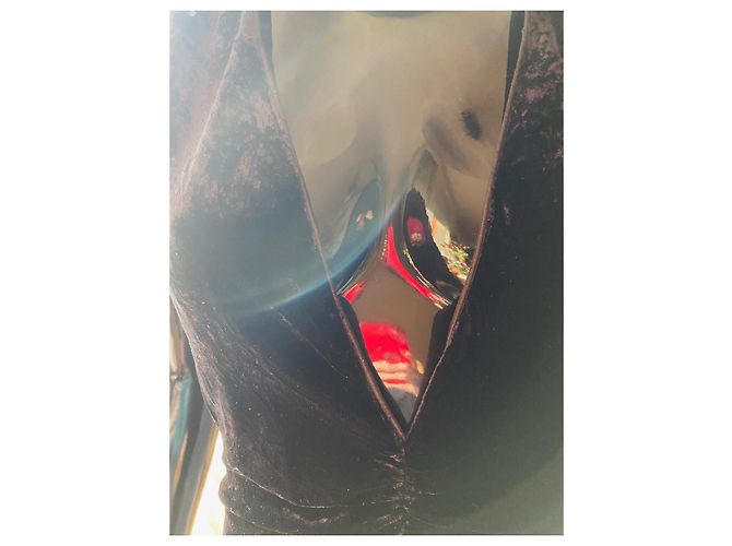 Vanessa Bruno Kleid aus schwarzem Samt - Ansicht 5