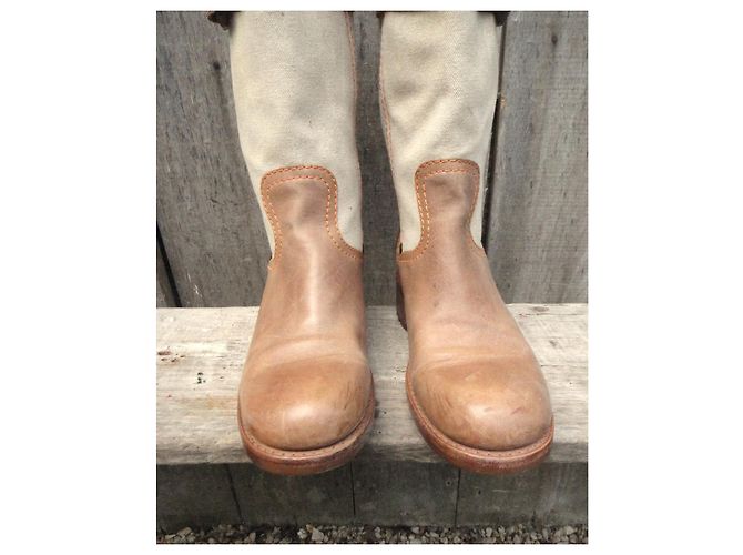 Botas Free Lance p 39 Castaño Beige - vista 3