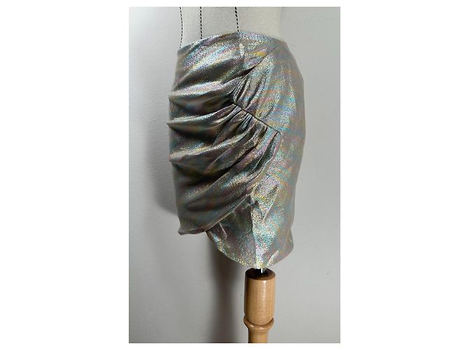 Autre Marque Falda Birgitte Herskind Zoe Disco Glitter Multicolor - vista 3