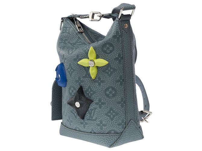 Sac LOUIS VUITTON en Cuir Gris - 101623 - vue 5