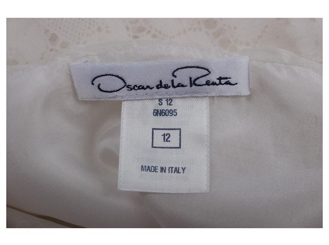 Vestido Oscar de la Renta Blanco - vista 11