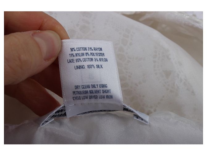 Vestido Oscar de la Renta Blanco - vista 12