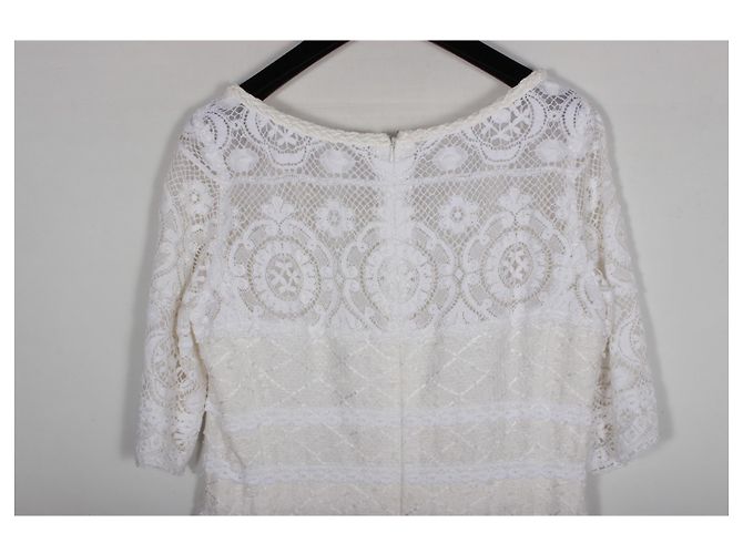 Vestido Oscar de la Renta Blanco - vista 6