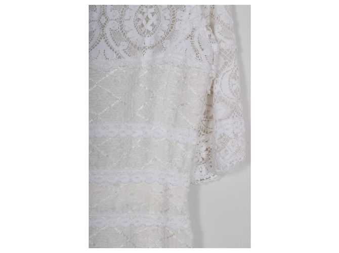 Vestido Oscar de la Renta Blanco - vista 9