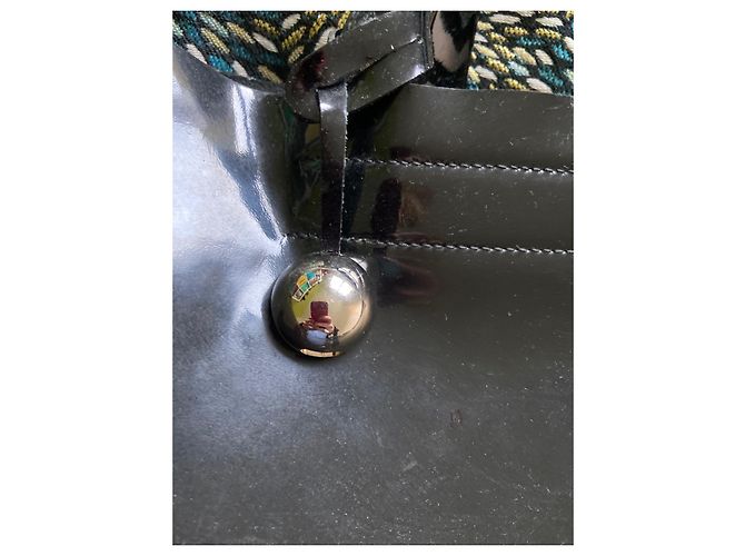 Borsa Furla in vernice nera Nero - vista 8