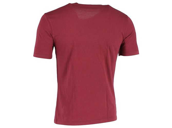 Camiseta con estampado de calavera de Alexander McQueen en algodón burdeos Roja - vista 3