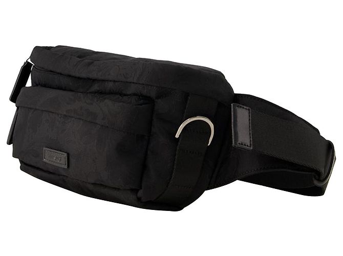 Petit sac ceinture Neo Nylon - Versace - Nylon - Noir - vue 2